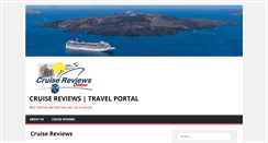 Desktop Screenshot of cruisereviewsonline.com